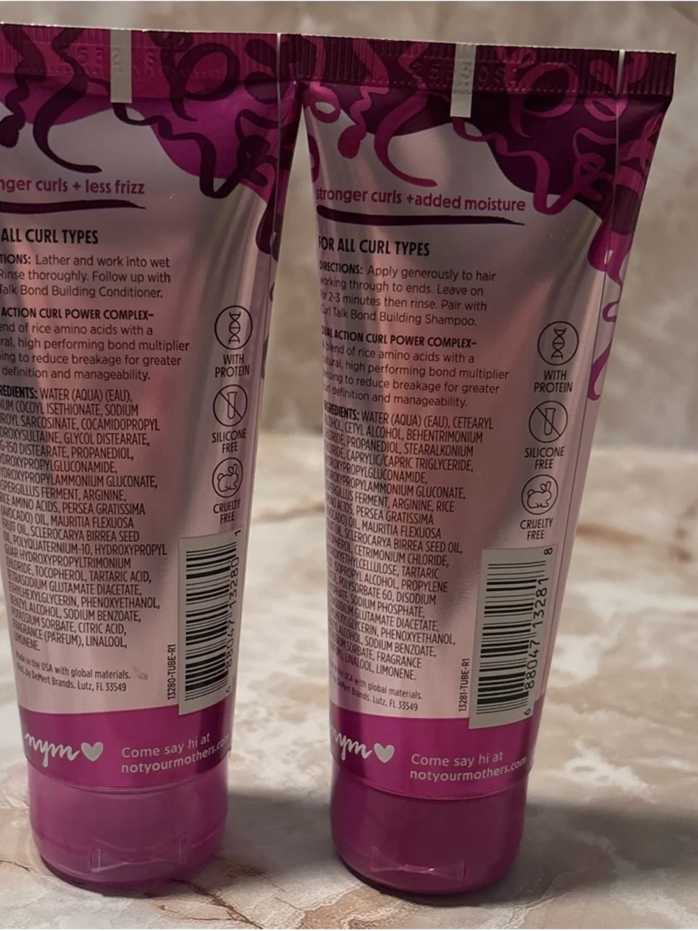 Not Your Mother's Curl Talk Bond Building Shampoo & Conditioner Set - Pink